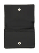 Bottega Veneta Men's Porta Biglietti DA Visita Intrecciato Black