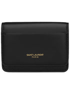 Saint Laurent Men's Porta Biglietti DA Visita Black