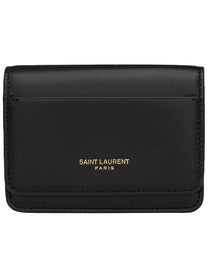 Saint Laurent Men's Porta Biglietti DA Visita Black