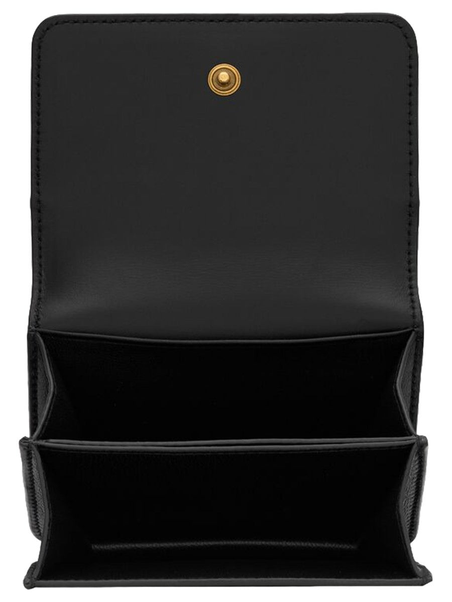 Saint Laurent Men's Porta Biglietti DA Visita Black