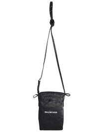 Balenciaga Men's Porta Cellulare Con Black