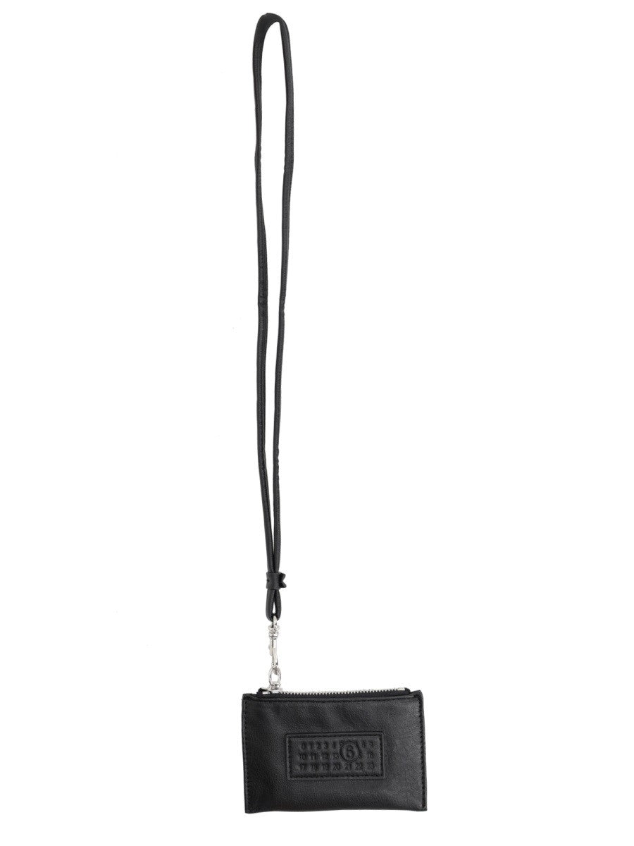 MM6 Maison Margiela Unisex Porta Monete Con Black