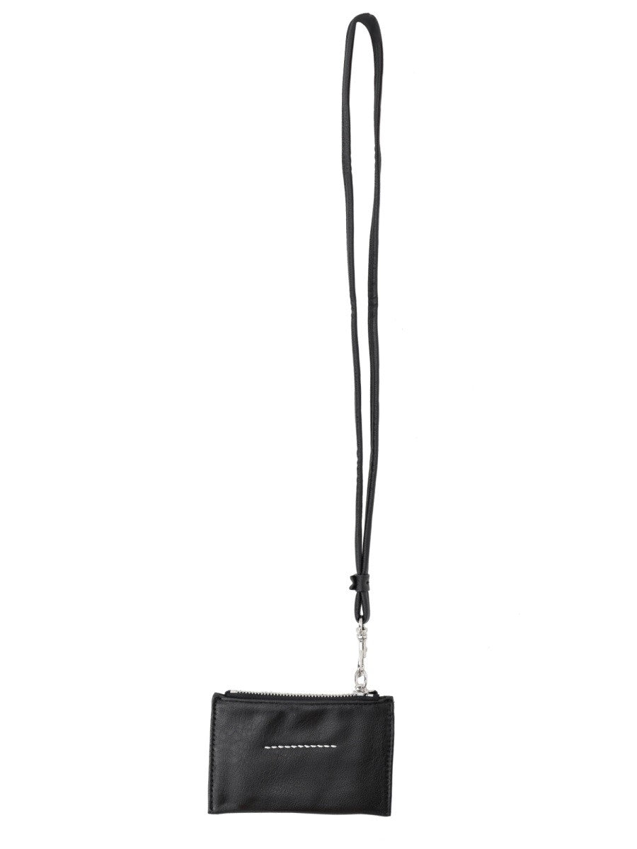 MM6 Maison Margiela Unisex Porta Monete Con Black
