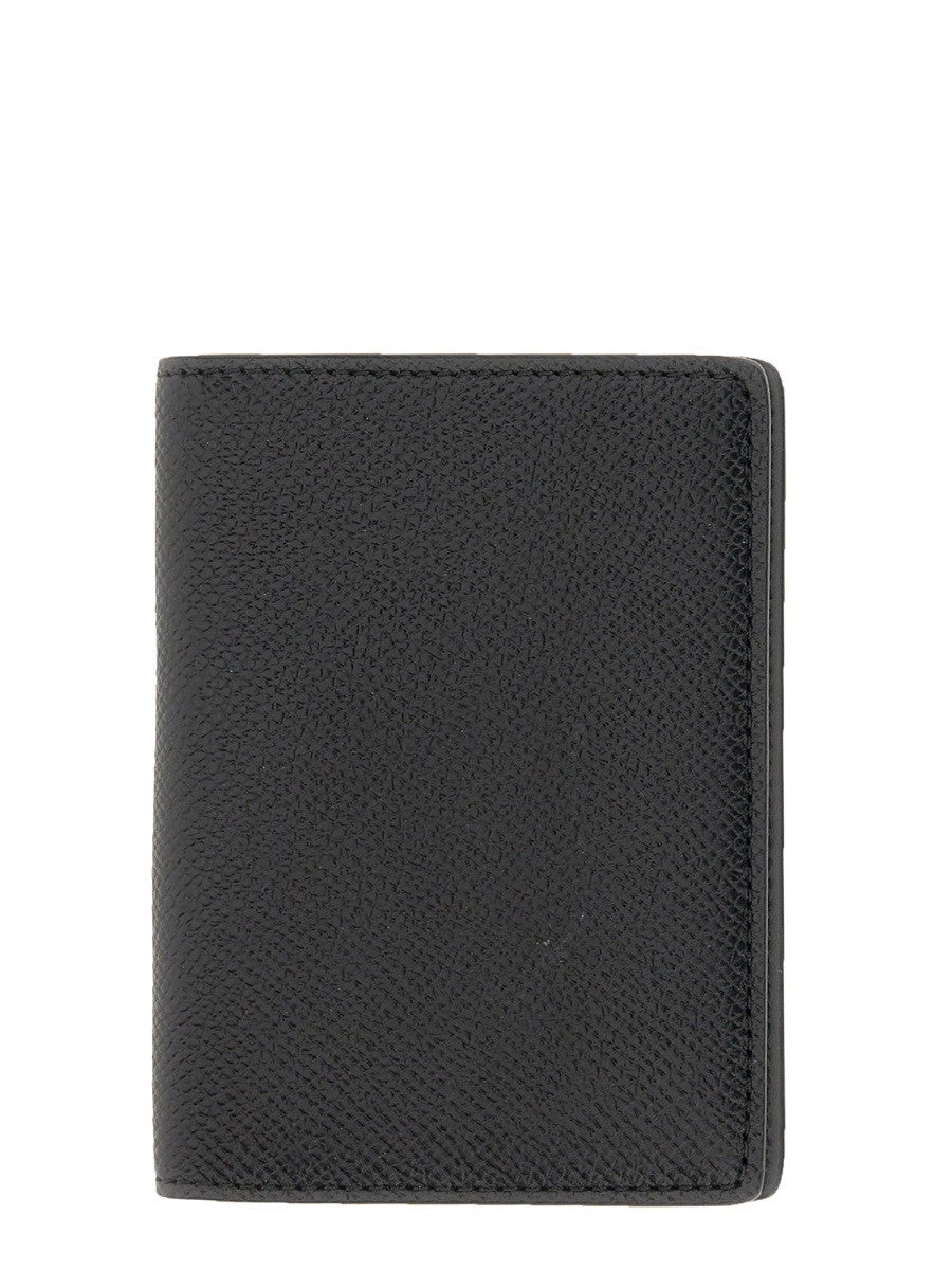 Maison Margiela Men's BI Fold Card Holder Black, view 2