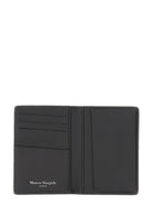 Maison Margiela Men's BI Fold Card Holder Black, view 3