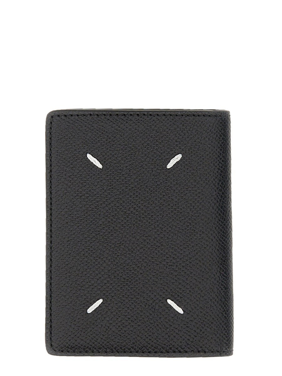 Maison Margiela Men's BI Fold Card Holder Black
