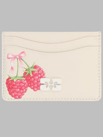 Ganni Women's Portacarte Bou White