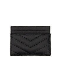 Saint Laurent Women's Portacarte Cassandre Black