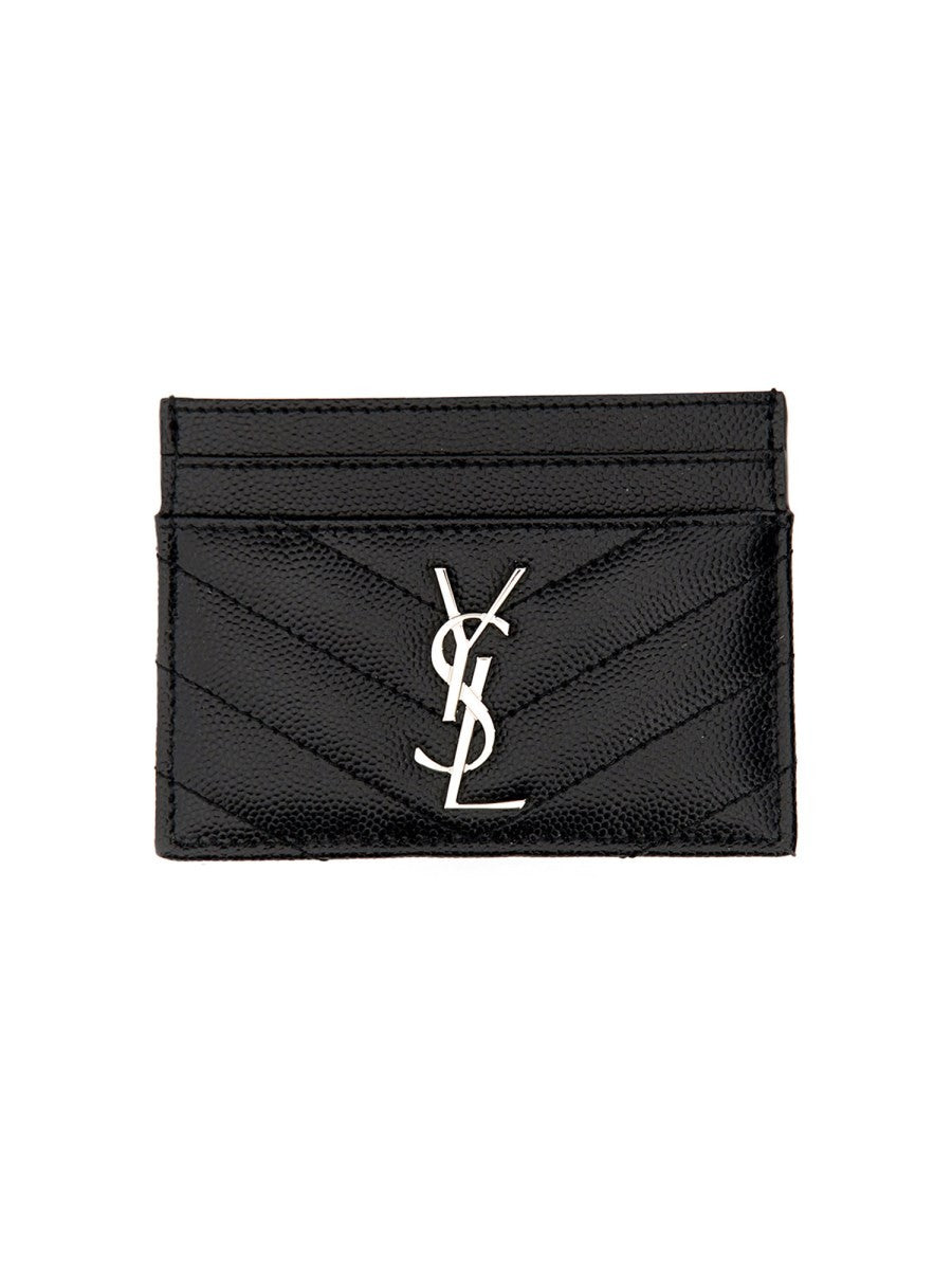 Saint Laurent Women's Portacarte Cassandre Black