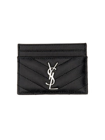 Saint Laurent Women's Portacarte Cassandre Black