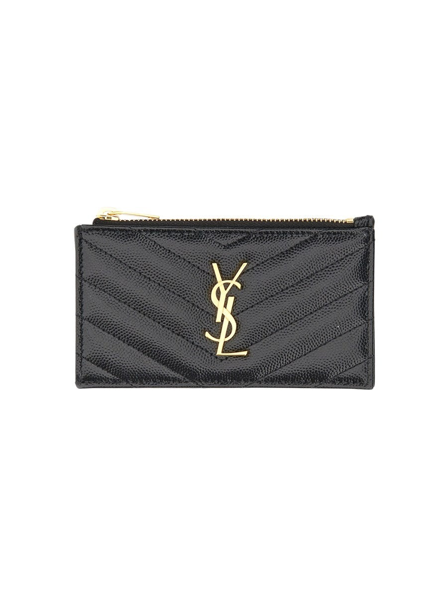 Saint Laurent Women's Portacarte Cassandre Black