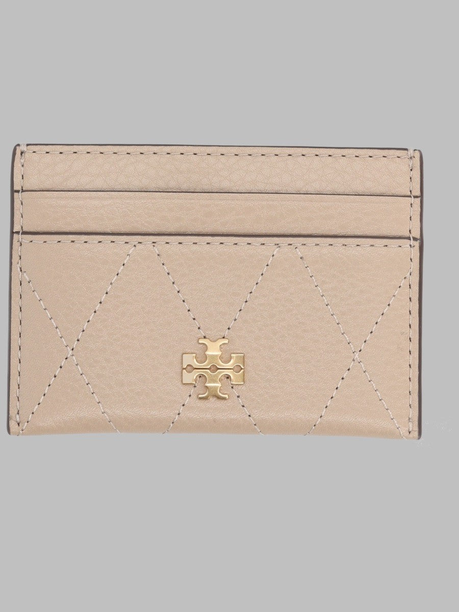Tory Burch Women's Portacarte Charlie Matelassé Beige