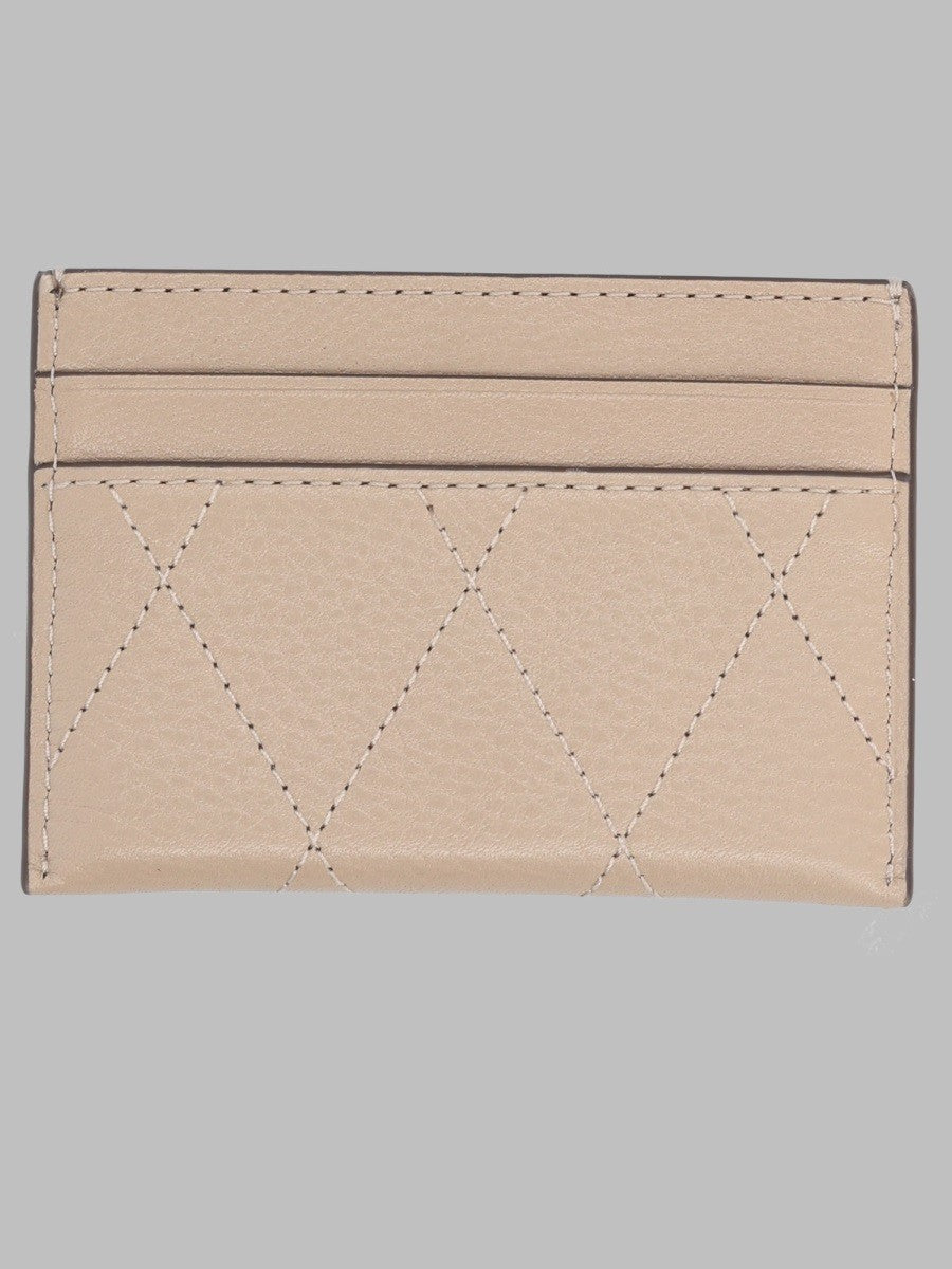 Tory Burch Women's Portacarte Charlie Matelassé Beige