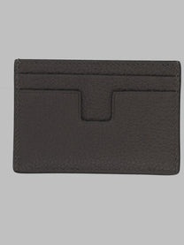 Tom Ford Men's Portacarte Classico in Pelle Fiore Grey