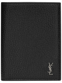 Saint Laurent Men's Portacarte Con Cassandre Black