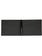 Saint Laurent Men's Card Holder with Clip Banconote Black, view 3