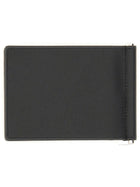 Saint Laurent Men's Card Holder with Clip Banconote Black, view 2