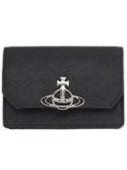 Vivienne Westwood Women's Card Holder with Detail Orb Black