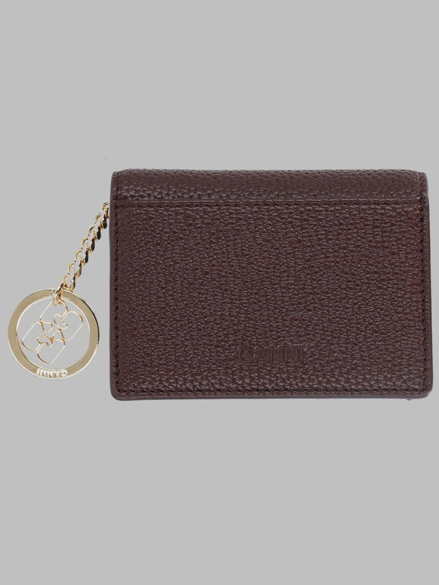 Ganni Women's Portacarte Con Brown