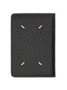 Maison Margiela Unisex Bifold Four Stitches Card Holder Black, view 3