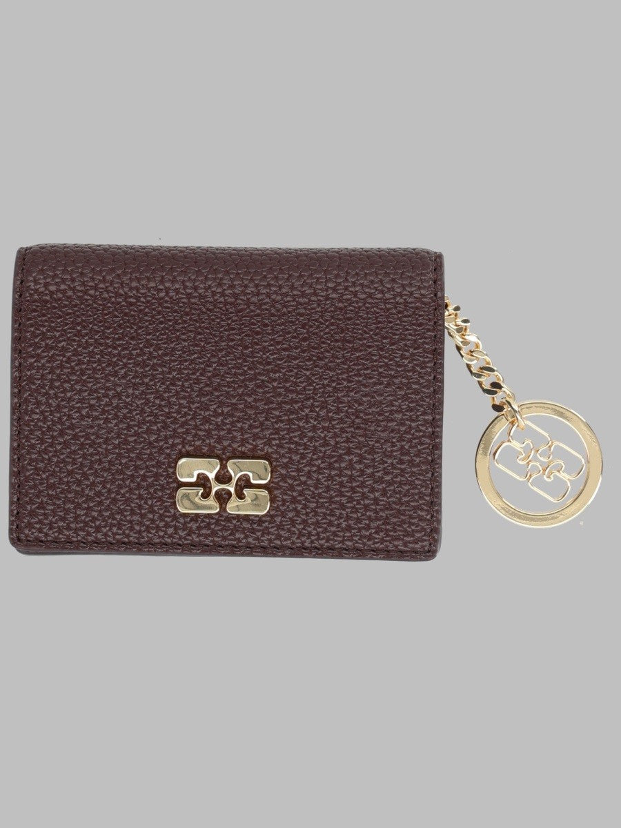 Ganni Women's Portacarte Con Brown