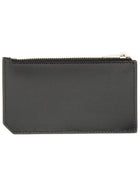 Saint Laurent Men's Zip Card Holder Black, view 2