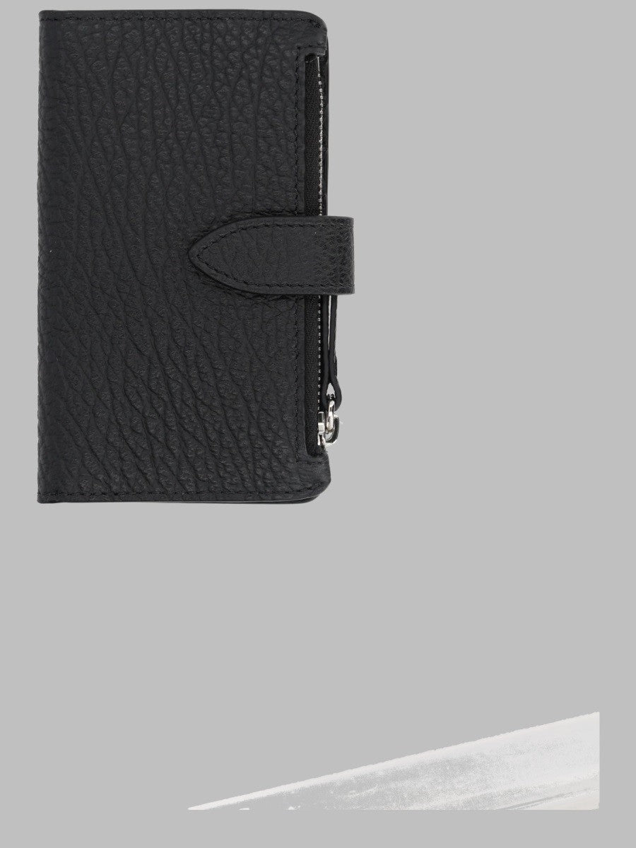Maison Margiela Unisex Portacarte Con Zip Black