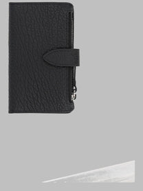 Maison Margiela Unisex Portacarte Con Zip Black