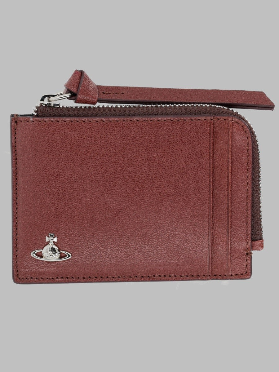 Vivienne Westwood Women's Portacarte Con Zip Brown