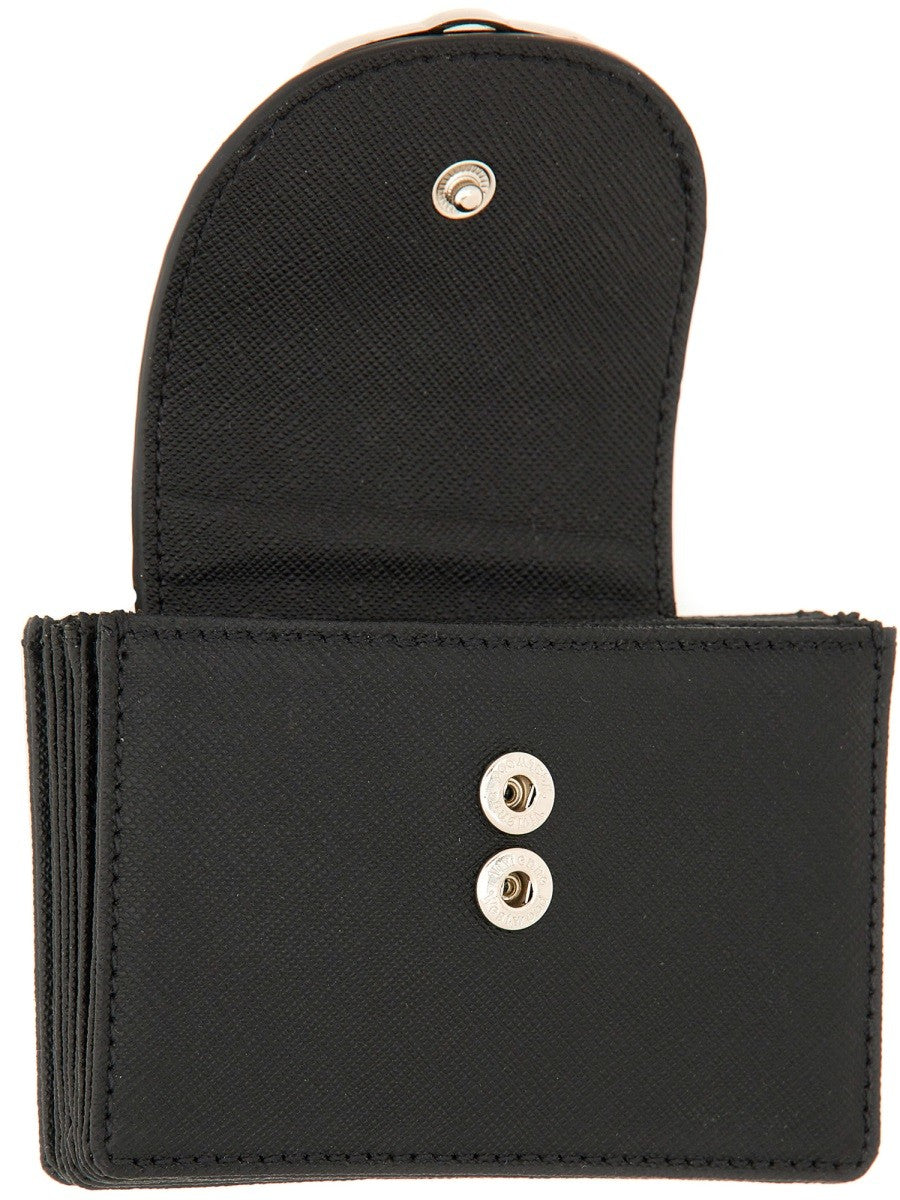 Vivienne Westwood Women's Flap Card Holder Black, view 3