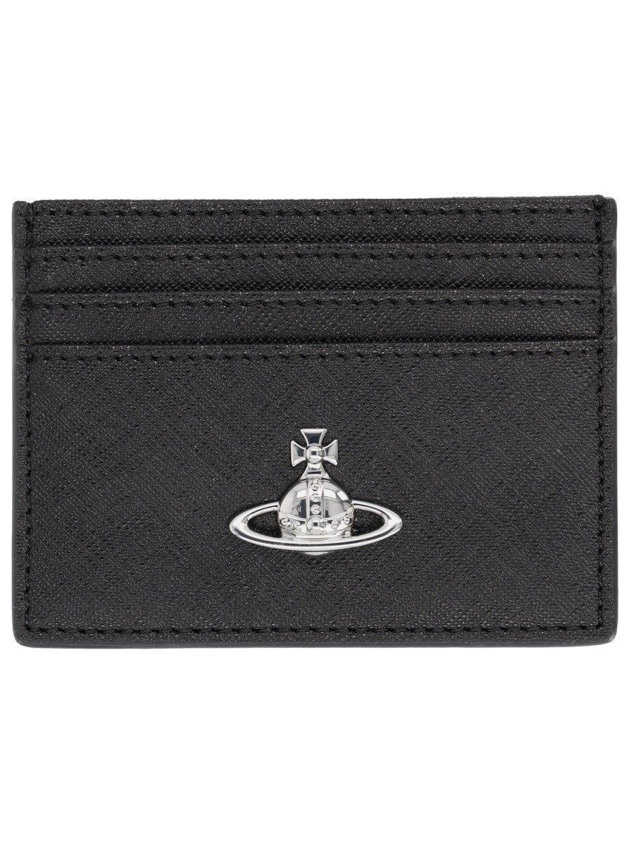 Vivienne Westwood Women's Flat Card Holder Black