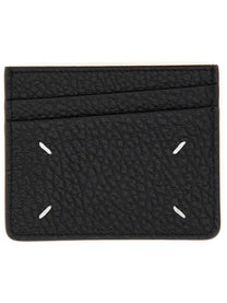 Maison Margiela Unisex Portacarte Four Stitches Black