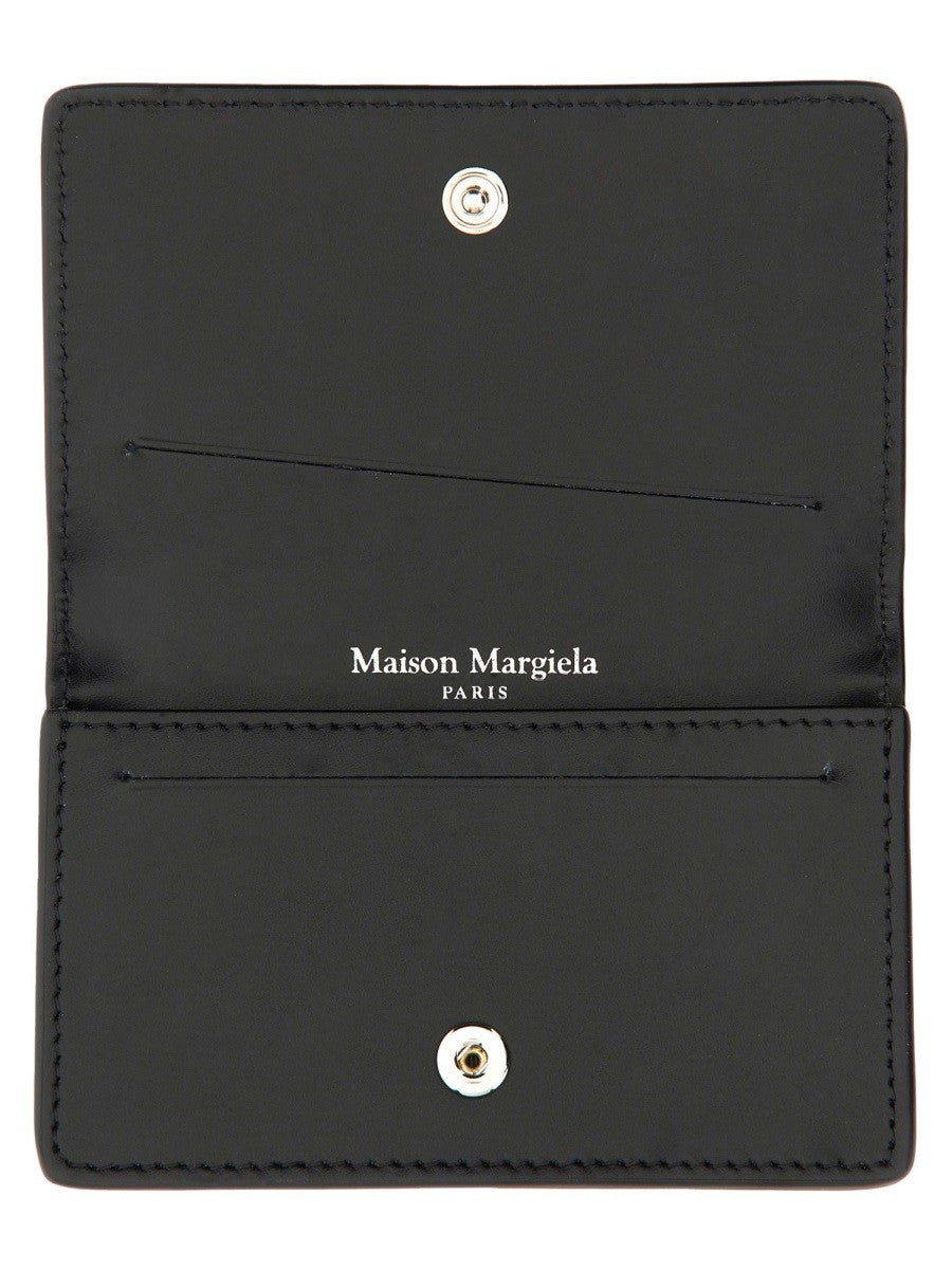 Maison Margiela Men's Portacarte Four Stitches Black