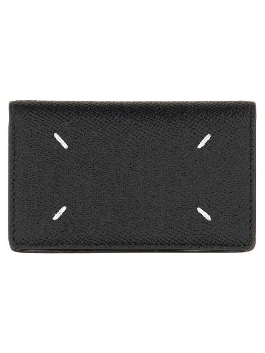 Maison Margiela Men's Portacarte Four Stitches Black