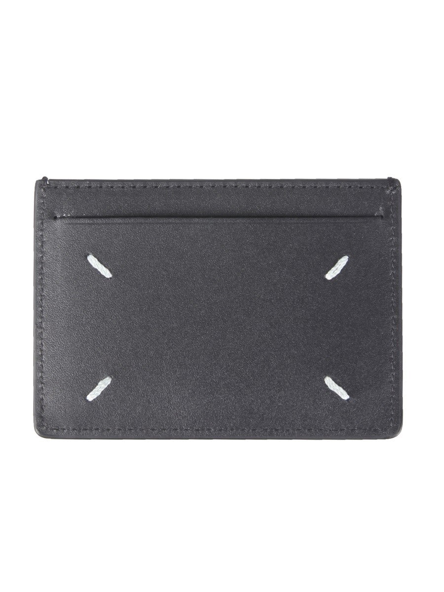 Maison Margiela Unisex Four Stitches Card Holder Black
