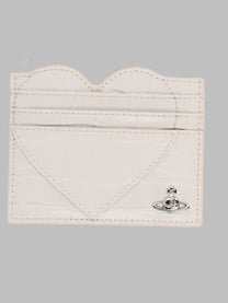 Vivienne Westwood Women's Portacarte Heart Con Orb White
