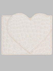 Vivienne Westwood Women's Portacarte Heart Con Orb White