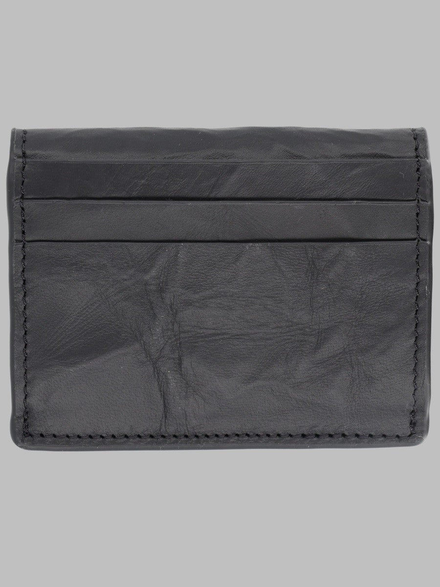 Y-3 Unisex Portacarte in Pelle Con Black
