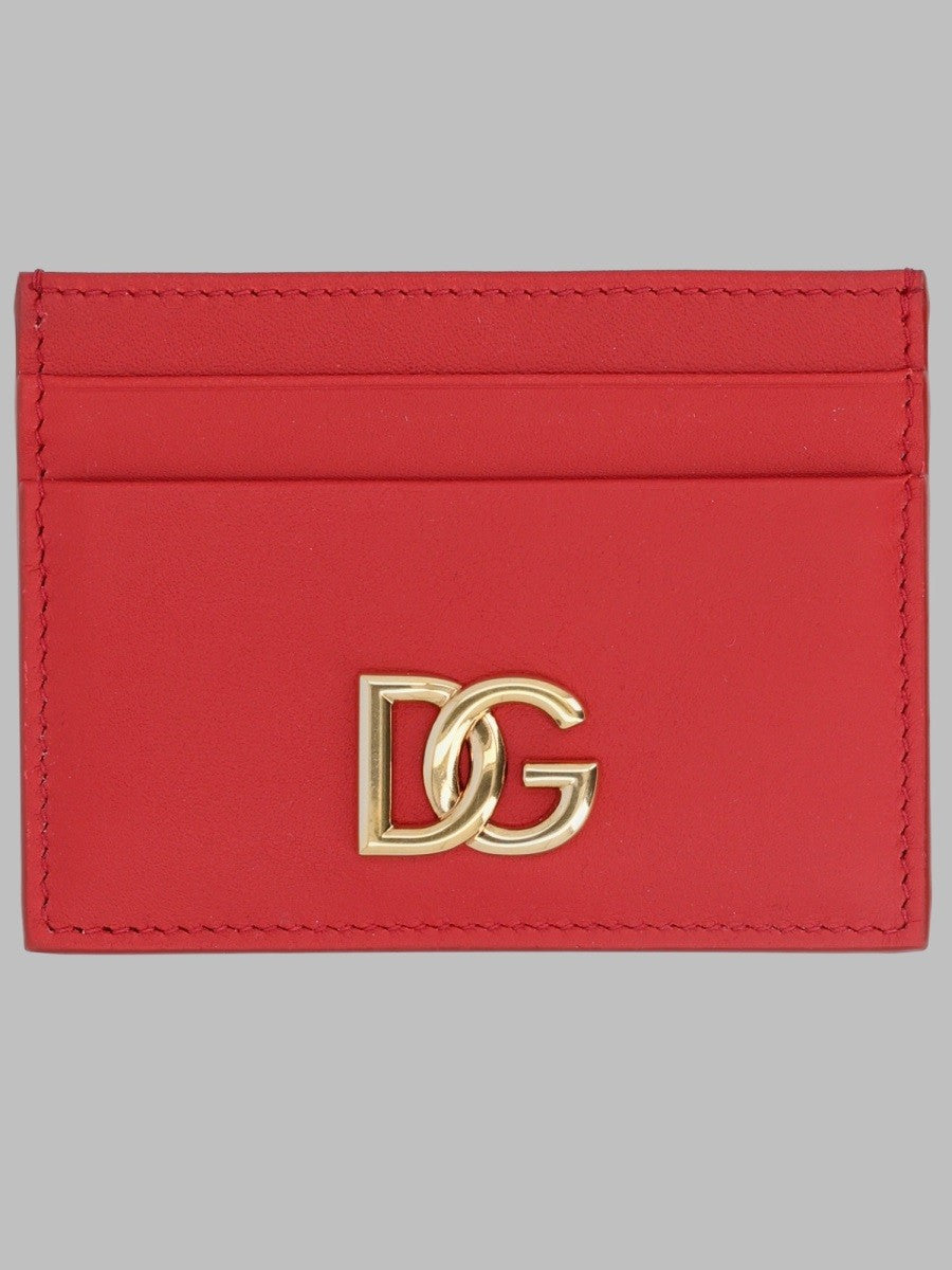 Dolce &amp; Gabbana Women's Portacarte in Pelle Red