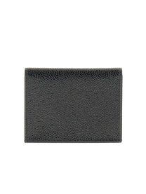 Thom Browne Men's Portacarte in Pelle Black