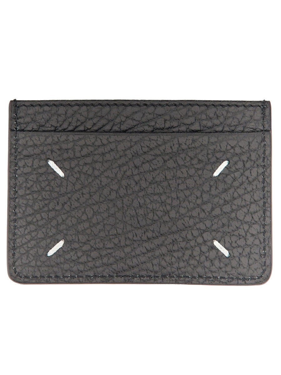 Maison Margiela Unisex Portacarte Four Stitches Black