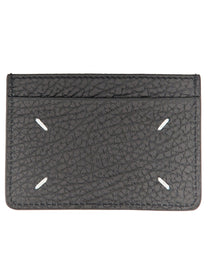 Maison Margiela Unisex Portacarte Four Stitches Black