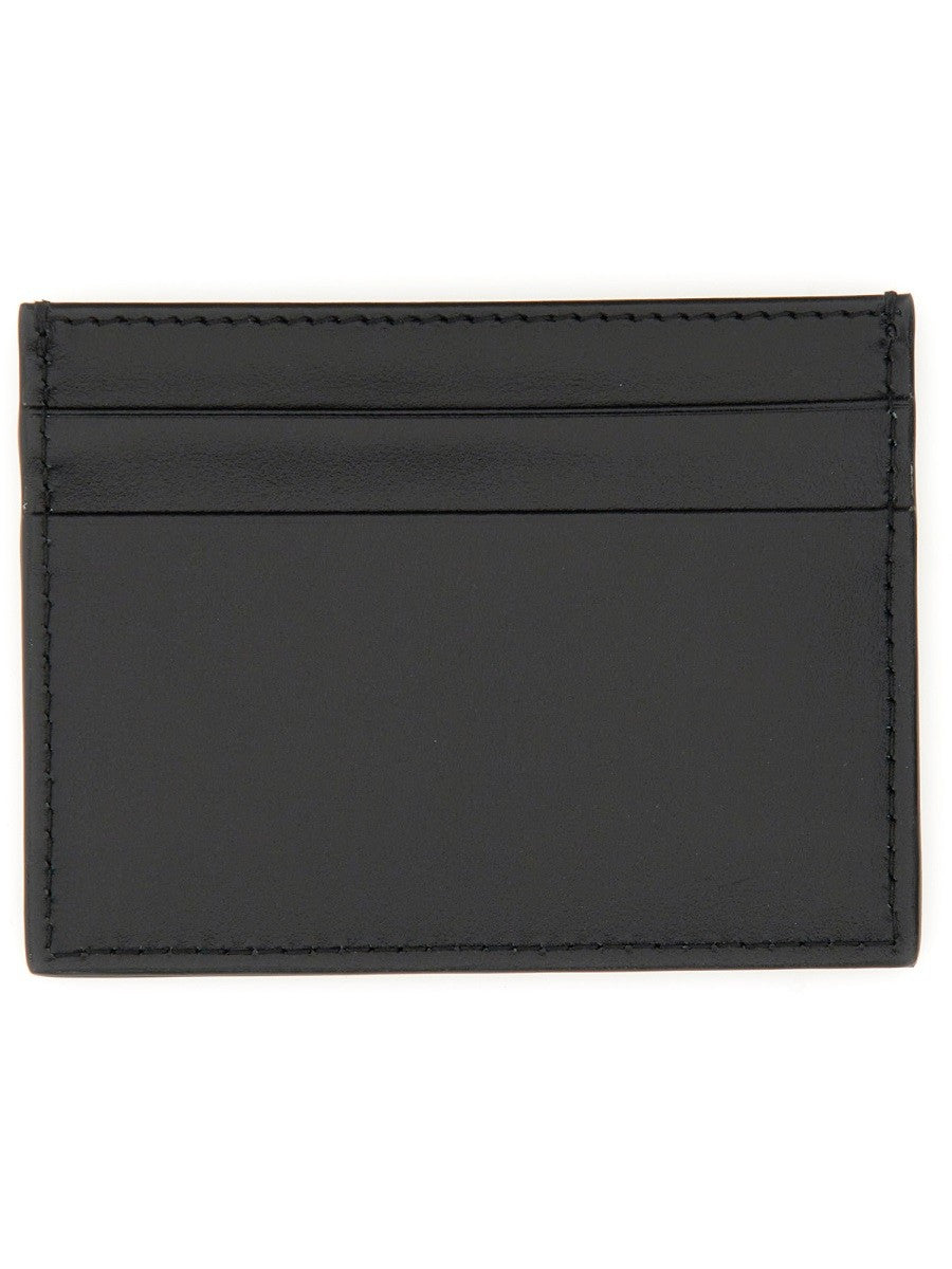 Dolce &amp; Gabbana Men's Leather Card Holder Black, view 3
