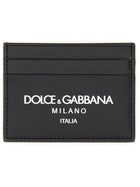 Dolce &amp; Gabbana Men's Leather Card Holder Black, view 2