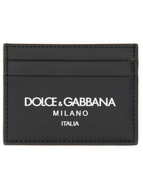 Dolce &amp; Gabbana Men's Leather Card Holder Black, view 2