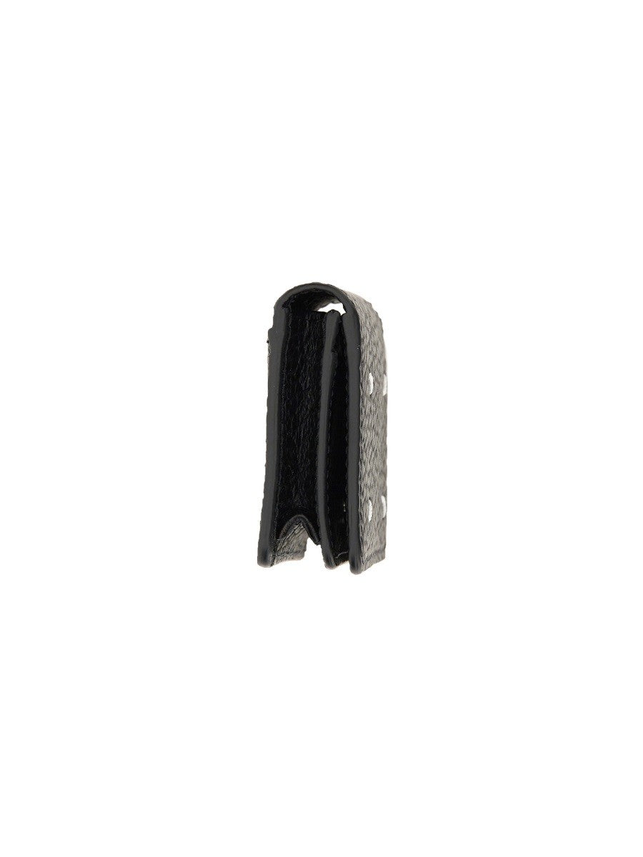 Maison Margiela Unisex Portacarte Four Stitches Black