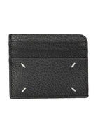 Maison Margiela Unisex Four Stitches Slim Card Holder Black