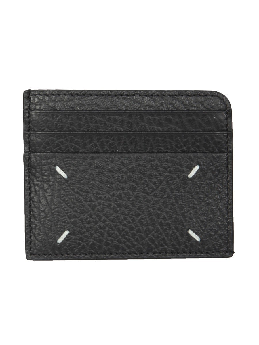 Maison Margiela Unisex Portacarte Four Stitches Slim Black