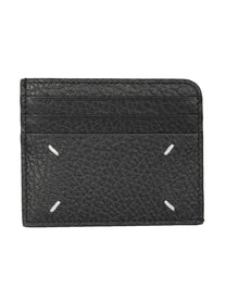 Maison Margiela Unisex Portacarte Four Stitches Slim Black