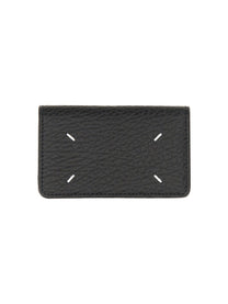 Maison Margiela Unisex Portacarte Four Stitches Black